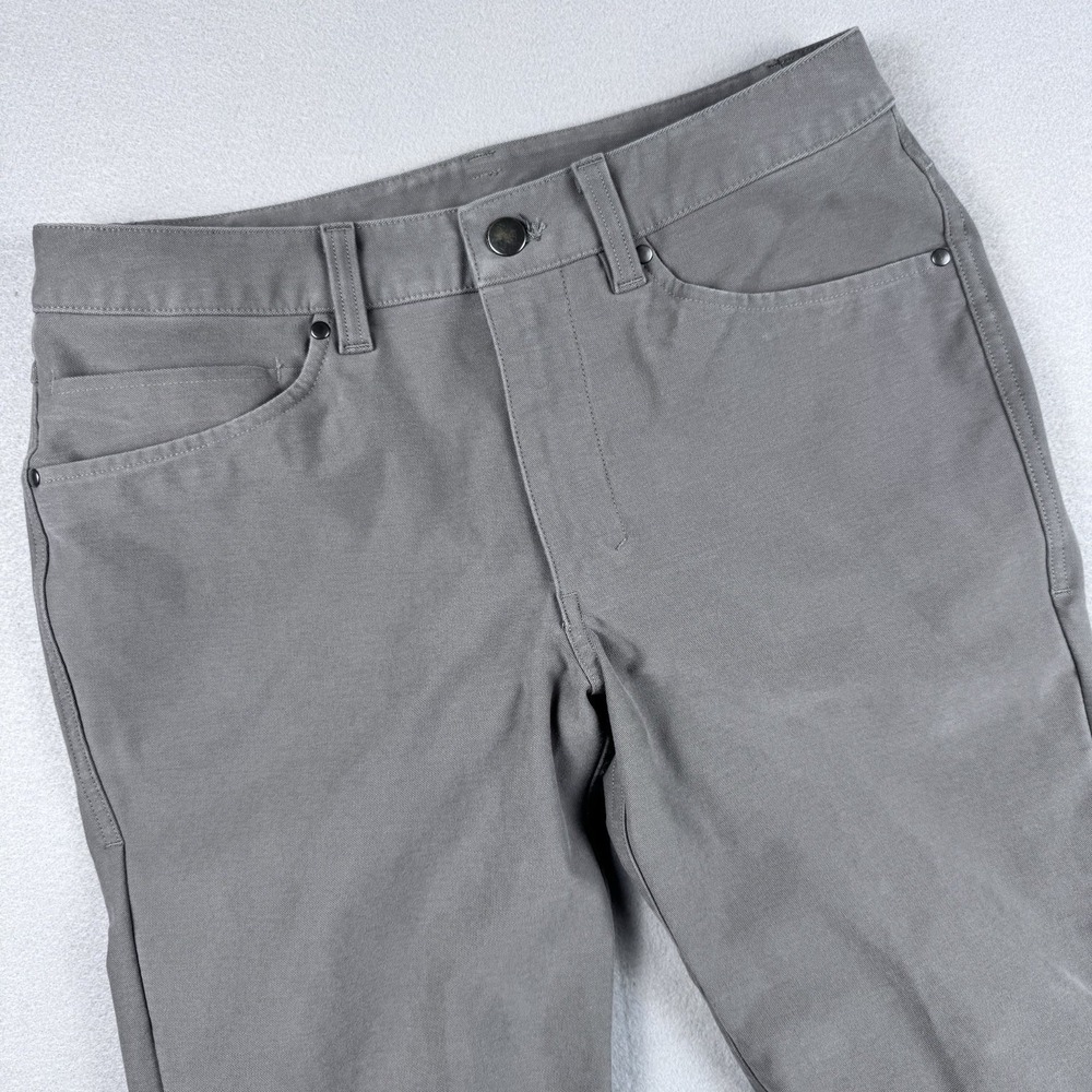 Lululemon Utilitech ABC Pant Men 28x31 Gray Slim 5-Pocket Chino Canvas